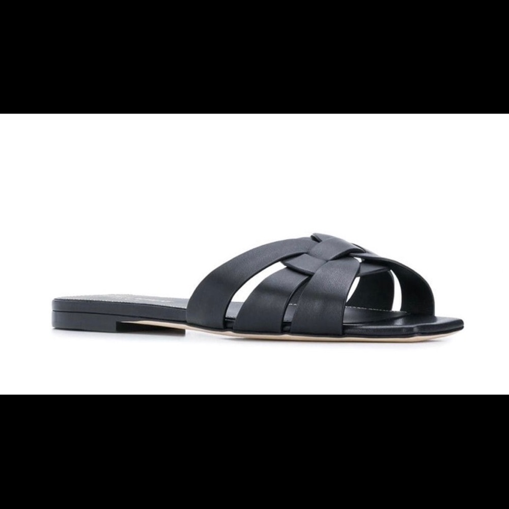 Saint Laurent tribute flat sandals